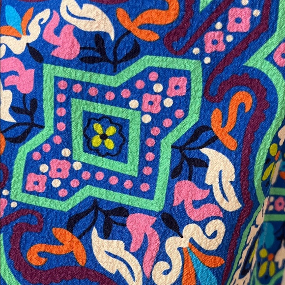 BiBi Multicolor Patterned Blouse - Picture 7 of 9